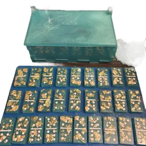 Custom Resin Dominos with Custom Case