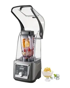 【Summervibes】VEVOR Blender for Smoothies,  85 oz 1400W, Professional Blender with Powerful Motor, Multi-Functional Food Processing Blender with Noise Cover for Smoothie/Milkshake/Juice, Fits for Kitchen