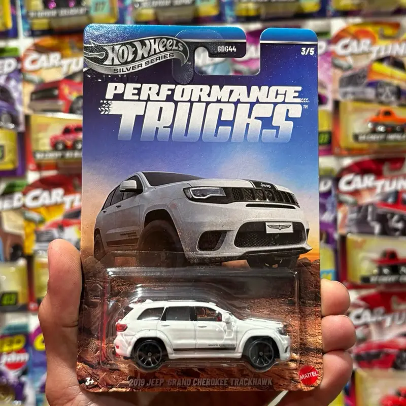 Hw silver series 2019 Jeep Grand Cherokee Track Hawk Diecast performance truck 1:64 scale