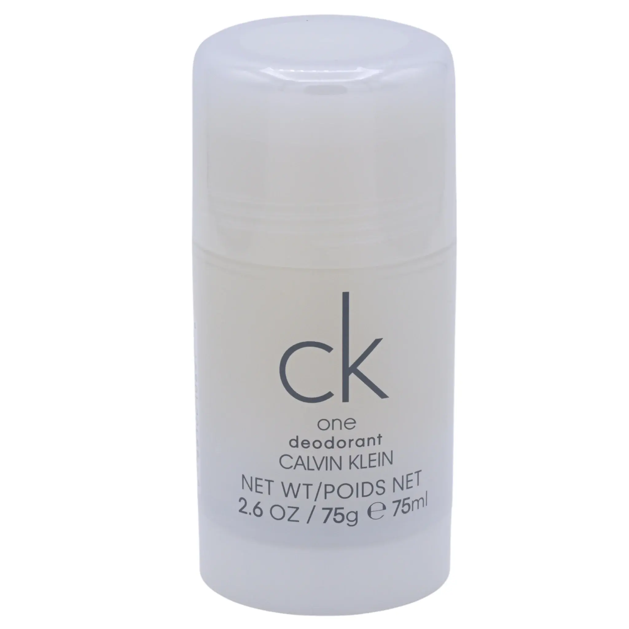 Calvin Klein CK One Deodorant Stick, Unisex, 2.6 oz