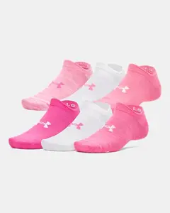 Under Armour Essential Unisex 6-Pack No-Show Socks