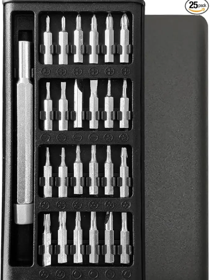 Precision Screwdriver Set with Case - 24 in 1 Magnetic Mini Screwdriver Kit for Phones, Computers, Watches, Glasses, Game Consoles, Cameras