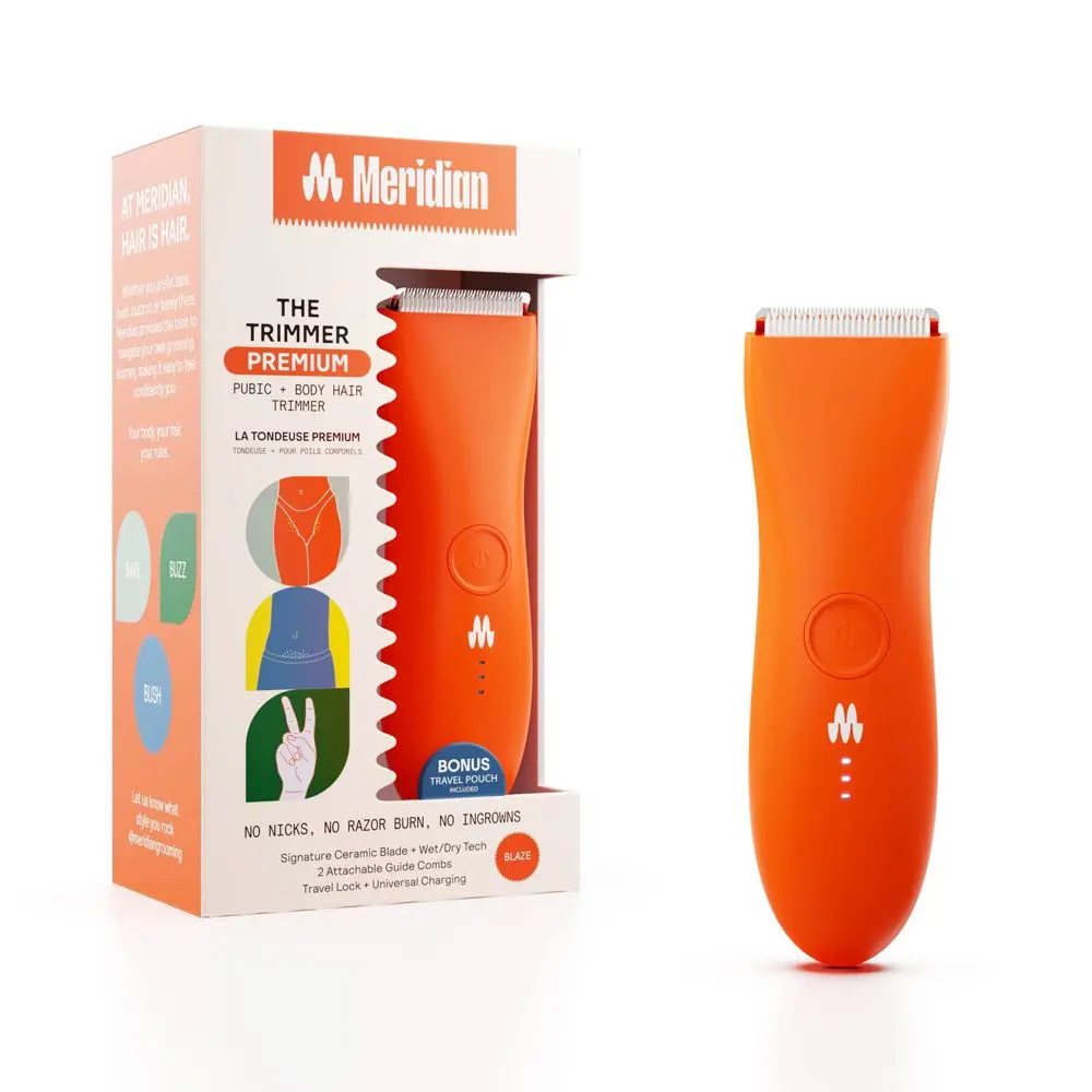 MERIDIAN Trimmer Premium Pubic & Body Hair Trimmer for Men & Women