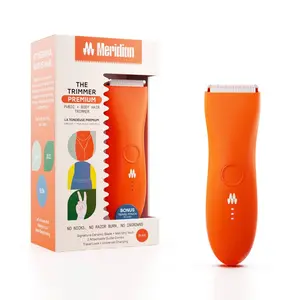 MERIDIAN Trimmer Premium, Pubic & Body Hair Trimmer for Men & Women,