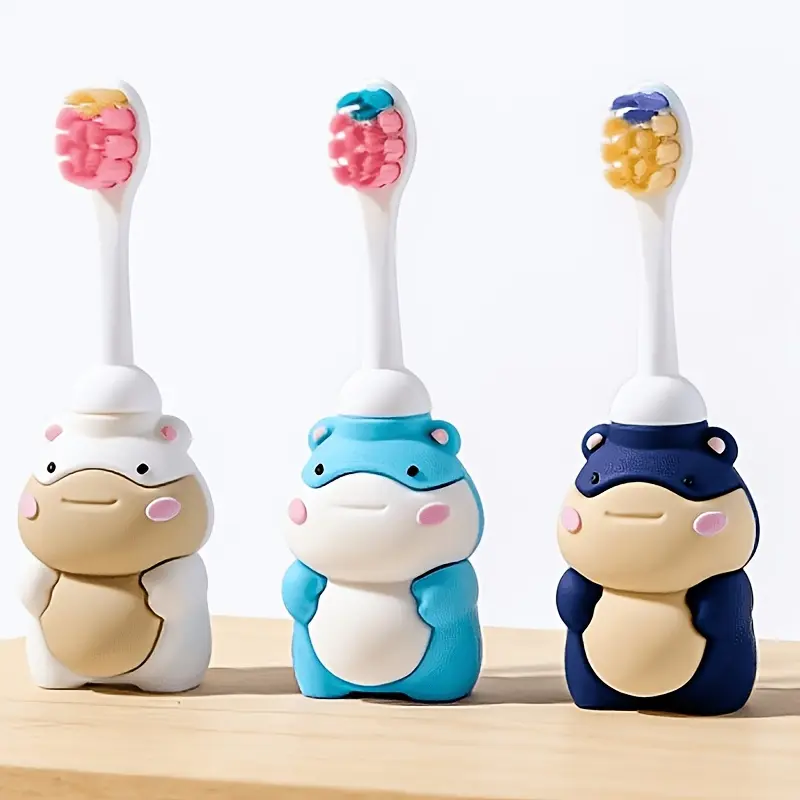 Easter! Toothbrush for 0-3 Years - Cute Panda/Whale/Seal Patterns, Soft Microfiber Bristles, Gentle Gum Care |     Oral Care, Stuff
