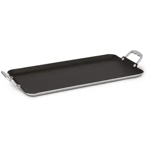 Vasconia 20" Double Burner Non-Stick Griddle, Oven Safe, Dishwasher Safe
