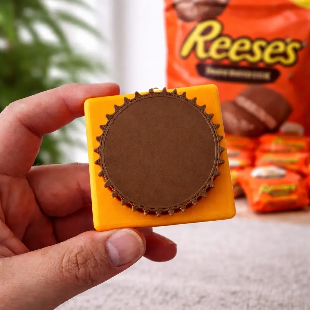 Peanut Butter Cup Clicker - Candy Inspired Fidget