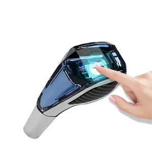 VIP Logo Crystal Gear Shift Knob Touch Sensitive LED 7 Color USB Rechargeable For Honda Chevrolet NISSAN Subaru Toyota  Ford  Lexus Shifter Car Accessories Automotive