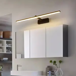 Modern LED Mirror Front Light Black/White 40/60cm Neutral Intensity Wired Wall Light Suitable for Bathroom, Bedroom, Dressing Table, Wall Light, Makeup Light Entrance, Luxury Home, Simple Mirror Wall Light, Luxury Home Decoration