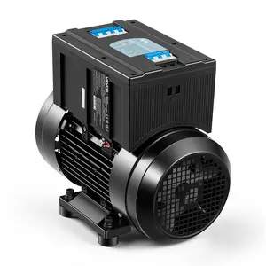 【FathersDayGift】VEVOR Single Phase to 3-Phase Rotary Converter, 7.5HP 21A 208-240V Input/Output Rotary Phase Converter - Expandable to Higher Horsepower for Heavy-Load Equipment