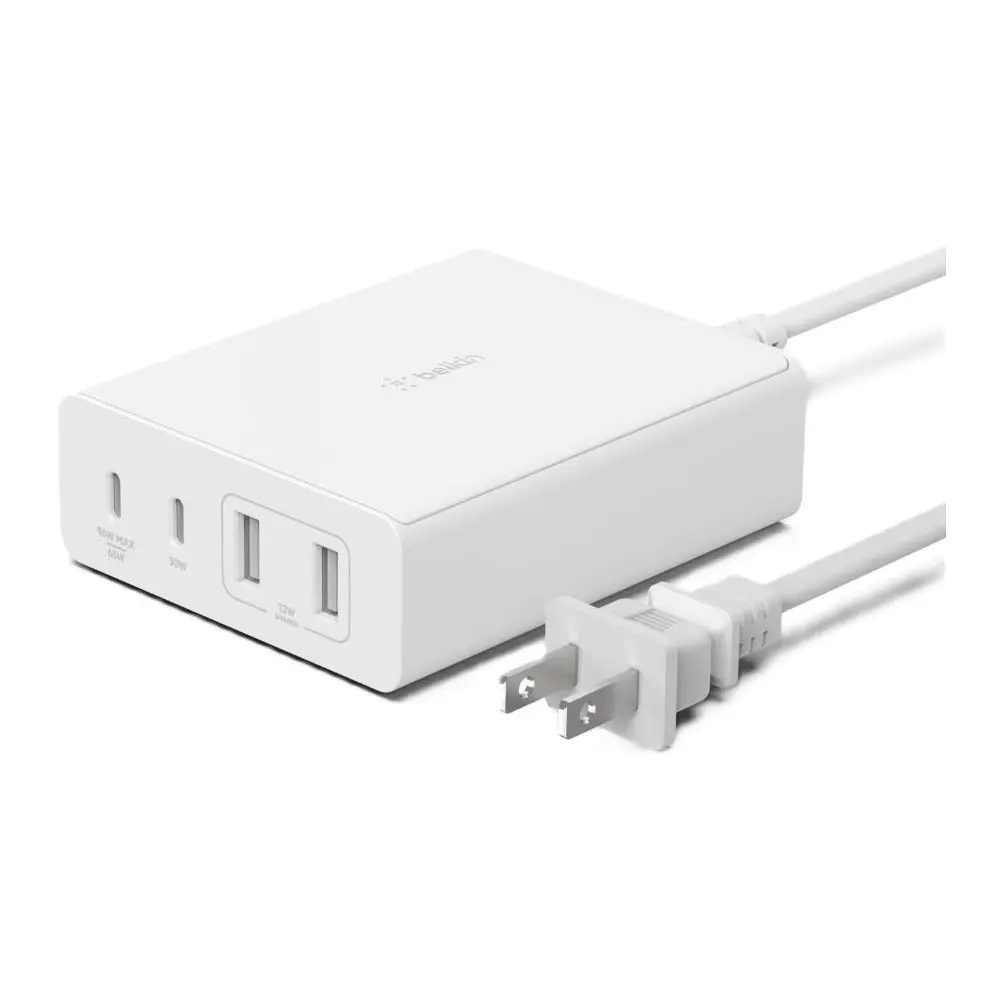Belkin BoostCharge Pro 4 Port GaN Charger 108W USB-C (White)
