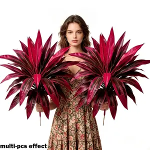 1 piece of realistic dragon-fruit tree plant decoration, no need for watering, with realistic texture, suitable for outdoor balconies, courtyards, lawns, porch decorations, can easily create a luxurious and elegant atmosphere, Artificial Trees Outdoor