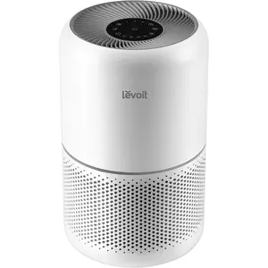 LEVOIT Core300-P Air Purifier for Home Allergies Pet Hair in Bedroom 1073 ft² Coverage 56W Motor AHAM Verified 3-in-1 HEPA Filter Sleep Mode Dust Smoke Odor Removal White