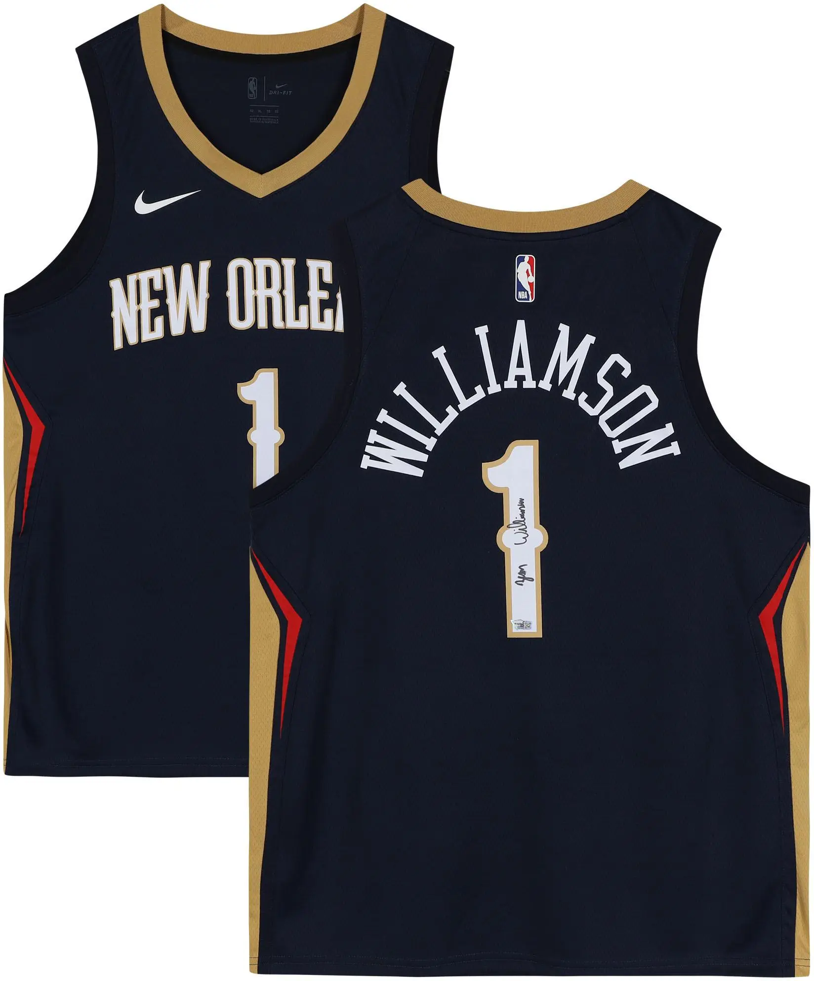 Zion Williamson New Orleans Pelicans Autographed Nike Navy Swingman Jersey - Fanatics Authentic Certified