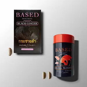 Black Ginger & Butea Superba| Max Potency, Energy & Performance Support for Men and Women | 30 Servings