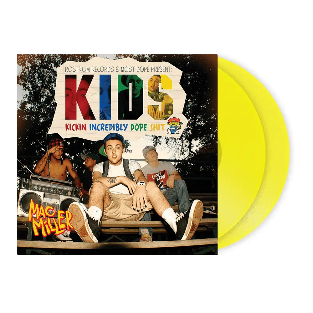 Mac Miller ‎- K.I.D.S. (2xLP - Translucent Yellow Vinyl)
