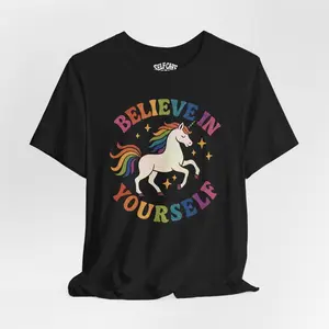 Believe in Yourself Unicorn Shirt