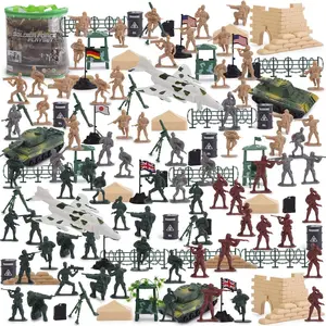 L-MTS018   250PCS Army Men Military Set, Action Figures with Army Accessories, Gifts for Boys Ages 8+