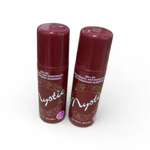 2 pcs Mystic Roll-On Anti-Perspirant Deodorant - 2.8 oz. Bottle - Fresh Scent - Ideal for Daily Use Sweat Resistant