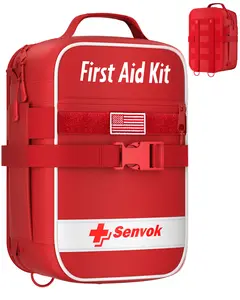 First Responder Trauma Care Medical Bag | Fully Stocked EMT Kit