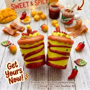Mangonada Fidget Clicker | Sweet & Spicy Mango Chamoy Sensory Toy