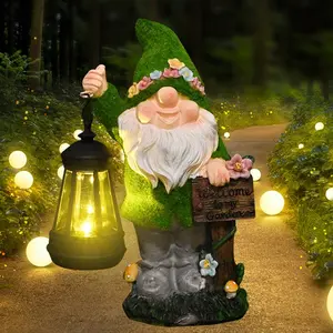 🎀"Welcome to My Garden" Gnome Solar Light | Whimsical Yard Decor | Perfect Valentine's Day Gift
