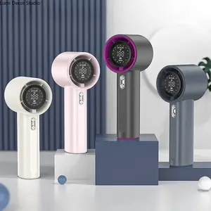 2026 Smart LED Digital Hair Dryer – High-Speed Ionic Blow Dryer with Temperature Display, Adjustable Wind Speed, Low Noise Fast Drying Hair Tool for Home & Travel
