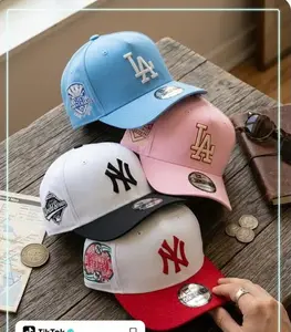 New Era 9FIFTY MLB Snapback Hat - Flat Brim Adjustable Cap - LA Dorgers NY Yankess White Sox Cardinals