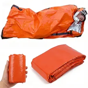 Waterproof Emergency Sleeping Bag Lightweight Portable Nylon Blanket for Camping Hiking Outdoor Adventure Fishing Activity