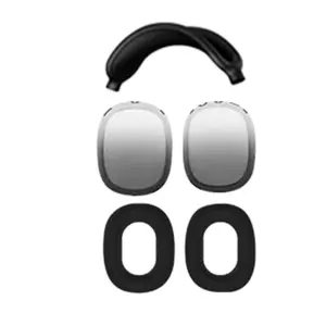 silicone case for airpods max headphones,ear pad cover&headband for airpods max 2024/2020,durable protection,charging port accessory,audio friendly,anti-scratch,dustproof,sweatproof chargeable headset, Headphones Accessories