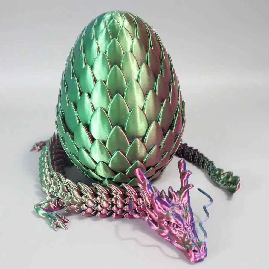 18cm Egg + 60cm Dragon - Colorful