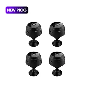 4-Pack A9 Mini WiFi Security , Wireless Indoor Monitoring Camera，Portable Mini Surveillance  Set for Home, Office, Garage & Room Monitoring camera