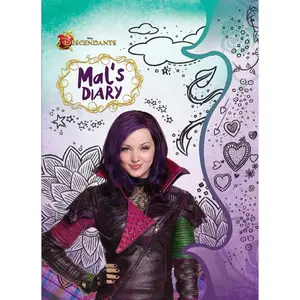 USED-Descendants: Mal's Diary by Disney Books (Hardcover)