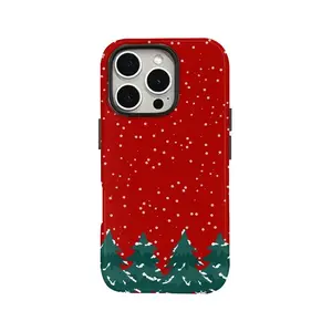 Christmas phone cases with patterns such as candy, Christmas tree, snowman, gift box, etc. are suitable for iPhone 17, 16 Pro Max, 15 Plus, 14, 13, 12, 11, XS and Samsung S24, S23, A55, A54, Pixel 9, which are very suitable for giving to friends.