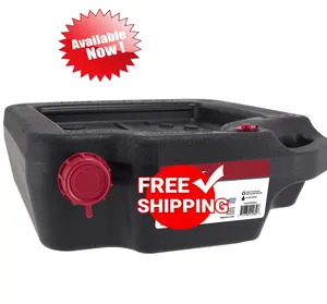 H.y..p..e.r T.o.u.g.h. 16 Quart Automotive Drain Pan Container, 420032HTMI, Black