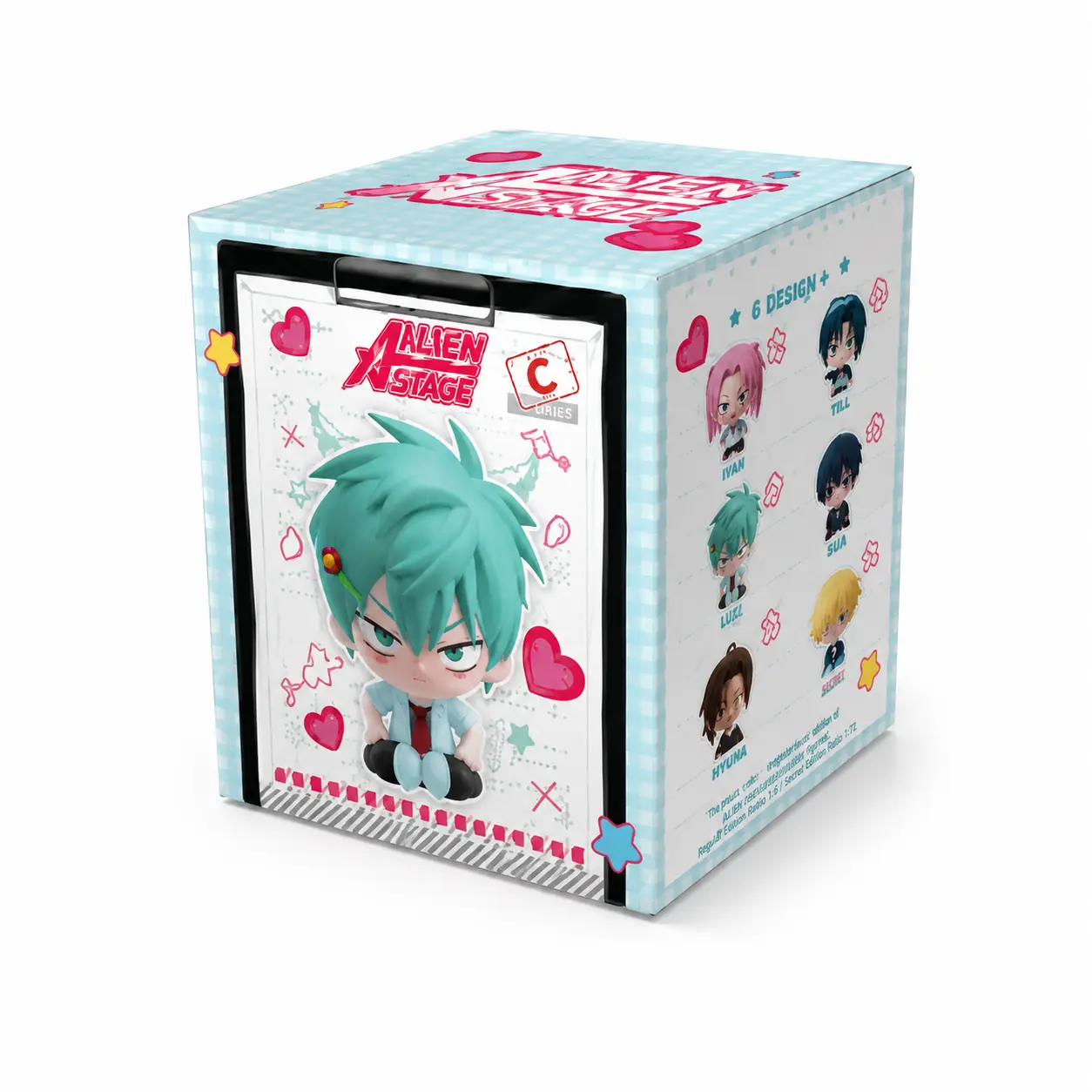 ALIEN STAGE Chibi Character Blind Box - Random Mini Anime Action Figure Collectibles, Cute Mystery Toy, Desktop Decoration Gift for Anime Fans