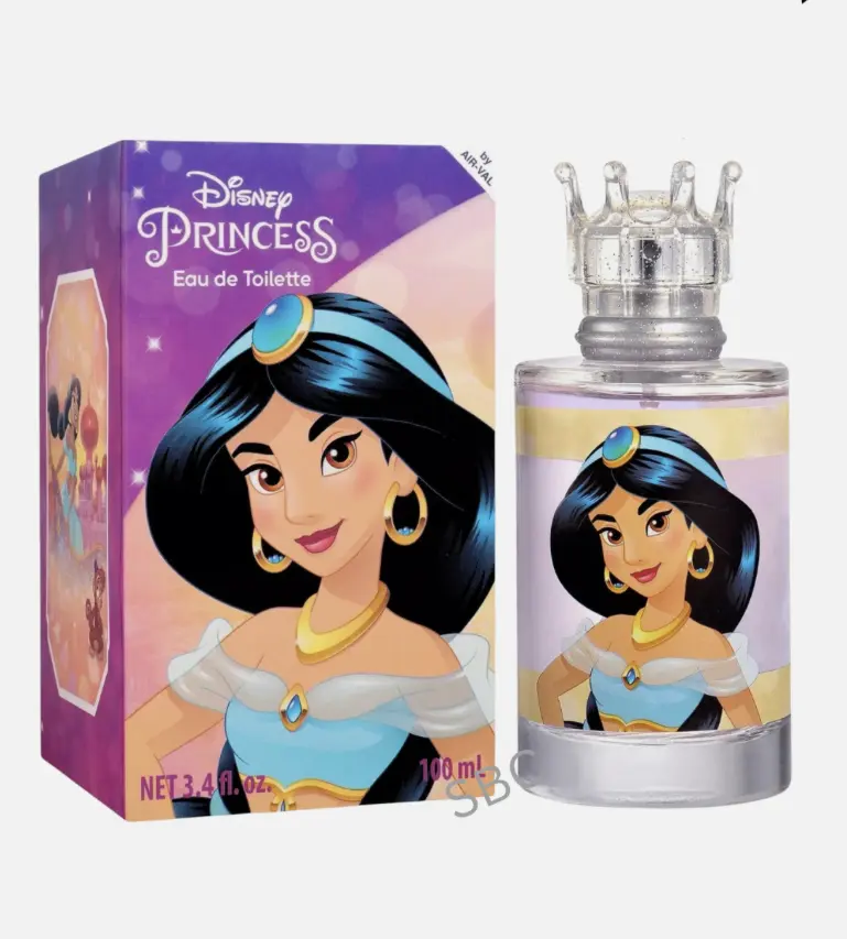 Disney Princess Jasmine Eau de Toilette for Girls 3.4 fl oz -100ml (NO CELLOPHANE)
