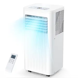 COWSAR 8000-13000 BTU Portable Air Conditioners Cool Room Up to 350-450 Sq.Ft, 3-in-1 Portable AC with Remote/LED Display/24Hrs Timer/Installation Kits for Home/Dorms, White