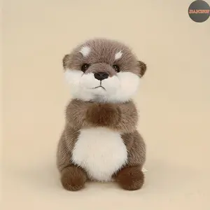 JIAJCHUF “Cute Otter Stuffed Animal for Girls” Soft Plush Toy, Adorable Hugging Otter Plushie Gift for Kids and Daughters, Birthday Gift Idea, Nursery Plushie, Soft Cuddly Gift