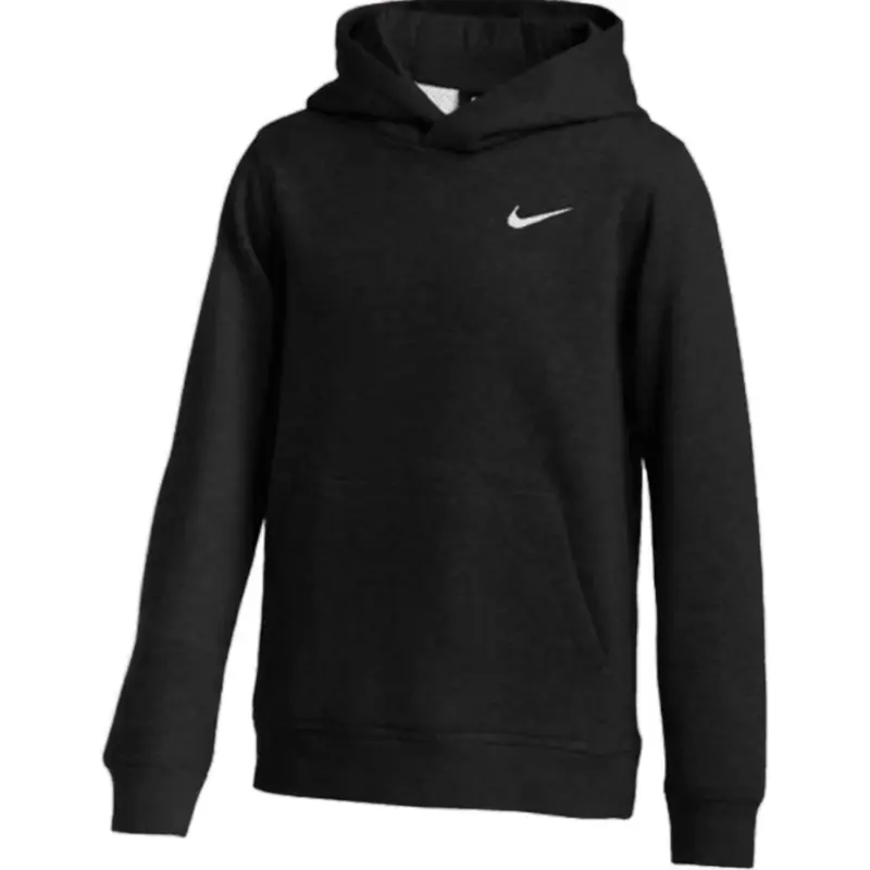 NIKE Women's Black Club Fleece Pullover Hoodie, Soft Sweatshirt for Everyday Style and Comfortable All Day Wear, Sweatshirts, Casual Ootd, Fleece Fabric, Soft Touch