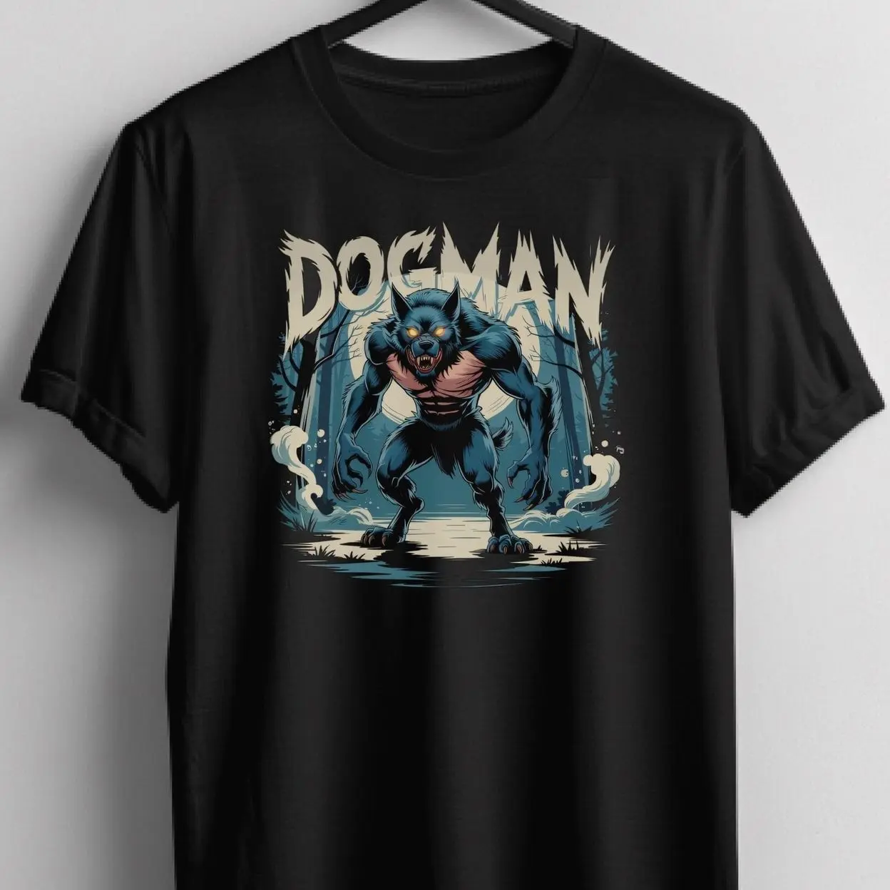 Dogman T-Shirt: Cryptid Werewolf Tee, Cryptozoology Gift G
