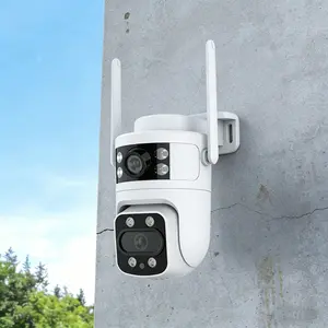 Dual Lens Wireless Security Camera, WiFi Outdoor/Indoor Monitor, Wireless Outdoor Cameras, 960P HD Night Vision, Motion Detection, Two-Way Audio, Easy Setup, Ideal for Home Surveillance Monitoring