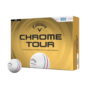 Callaway Golf Chrome Tour Triple Track Golf Balls in White