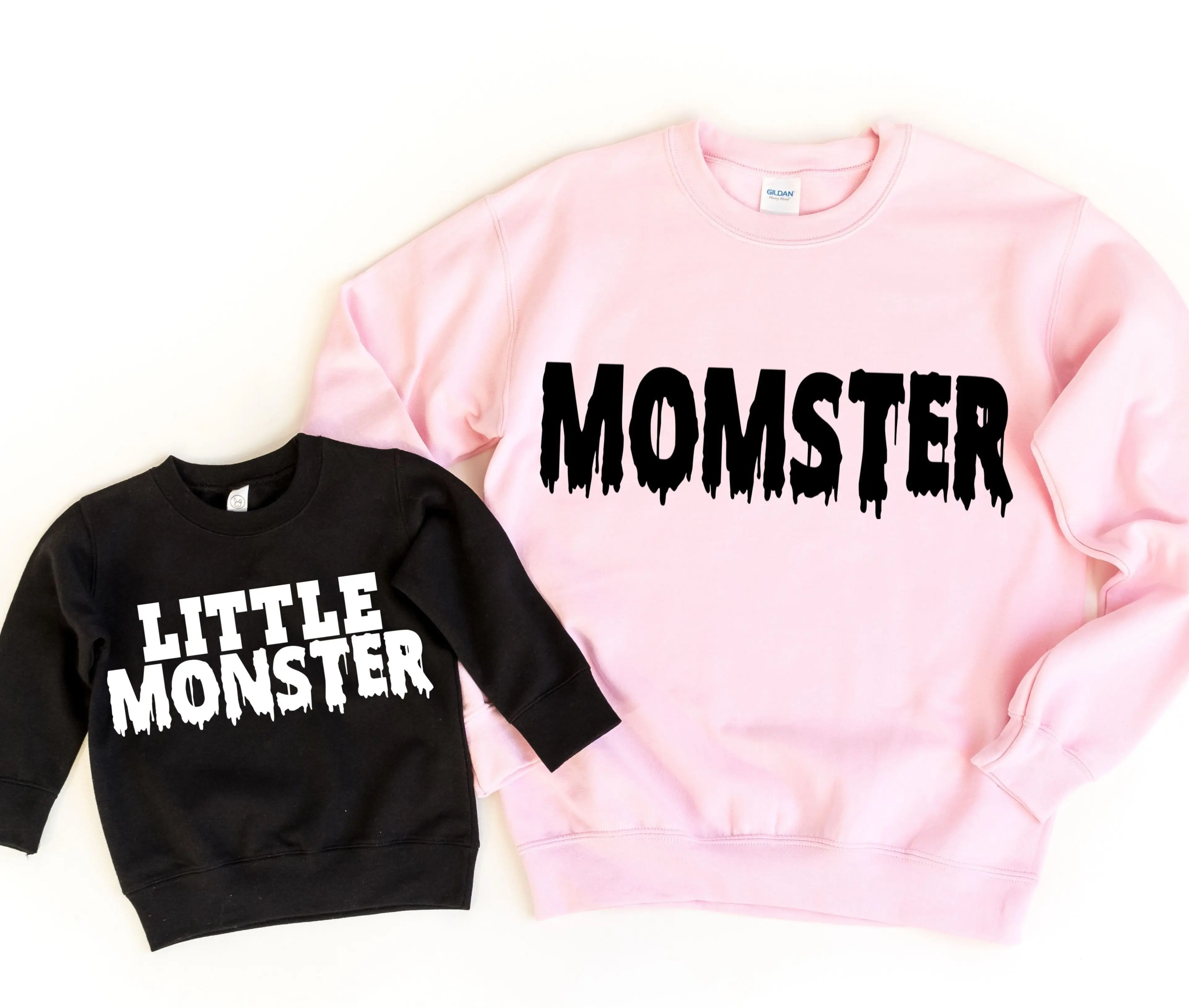 Momster & Little Monster Matching Sweaters