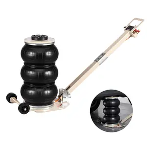 【fathersdaygift】VEVOR Air Jack, 3 Ton/6613 lbs Triple Bag Air Jack, Airbag with Six Steel Pipes, Lift Up to 17.7 inch/450 mm, 1-6 s Fast Lifting Pneumatic with Adjustable Long Handle for Car, SUV, Pickup Truck Repair