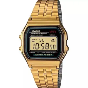 Casio A159W Watch Collection Gold Stainless Steel Band