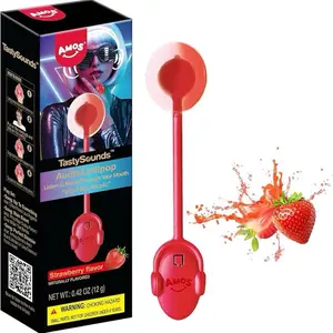 Amos TastySounds Audio Lollipop with strawberry flavor Sweet