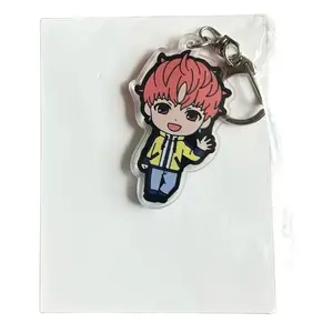 DandaDan JiJi Acrylic Keychain with Character Design and Keyring Attachment