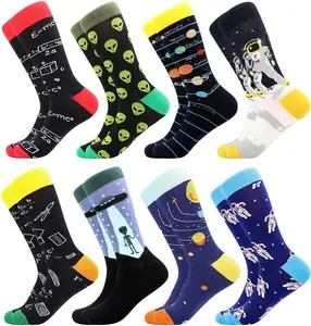BONANGEL Fun Socks, Cool Cute Food Graphic Animal Novelty Crazy Funny Crew Dress Socks for Men