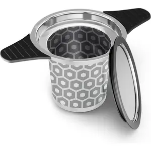 Extra Fine Mesh  Strainers & Filters for Loose  Single Cup, 304 Stainless Steel and  Grade  Loose Leaf  Steeper for Black , Coffee, Rooibos, etc